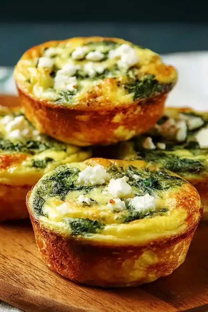 Savory Spinach and Feta Egg Muffins