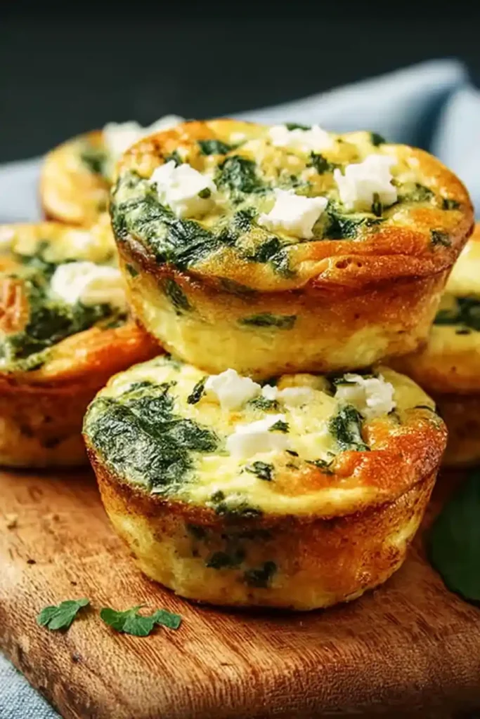 Savory Spinach and Feta Egg Muffins