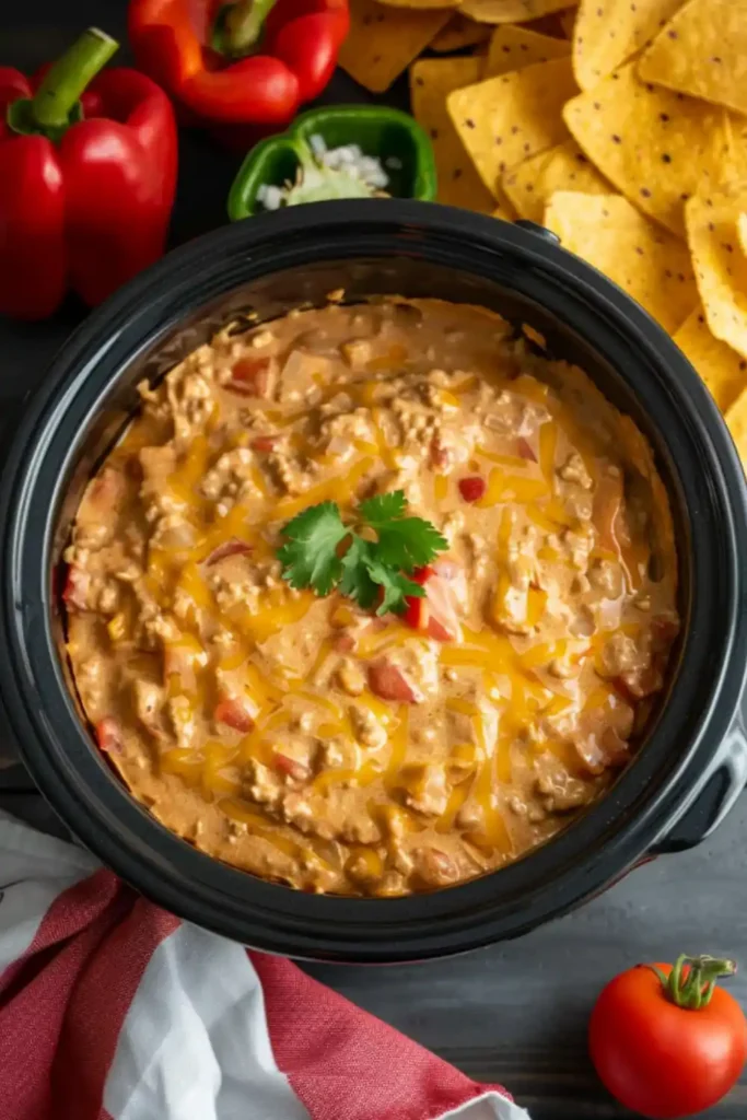 Slow Cooker Taco Dip