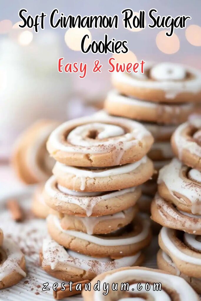 Soft Cinnamon Roll Sugar Cookies