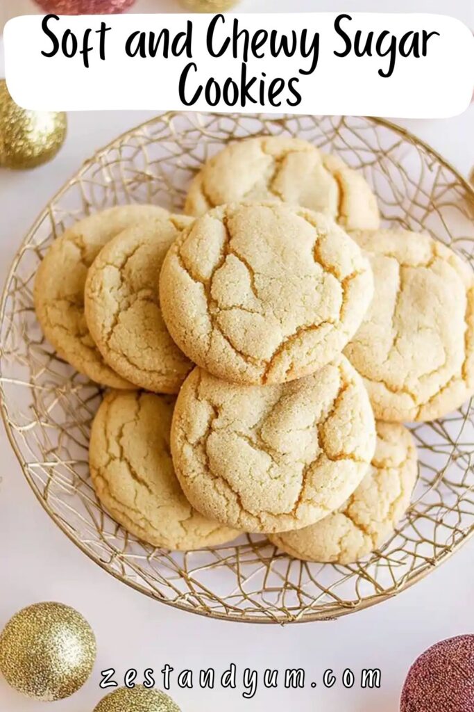 Soft and Chewy Sugar Cookies
