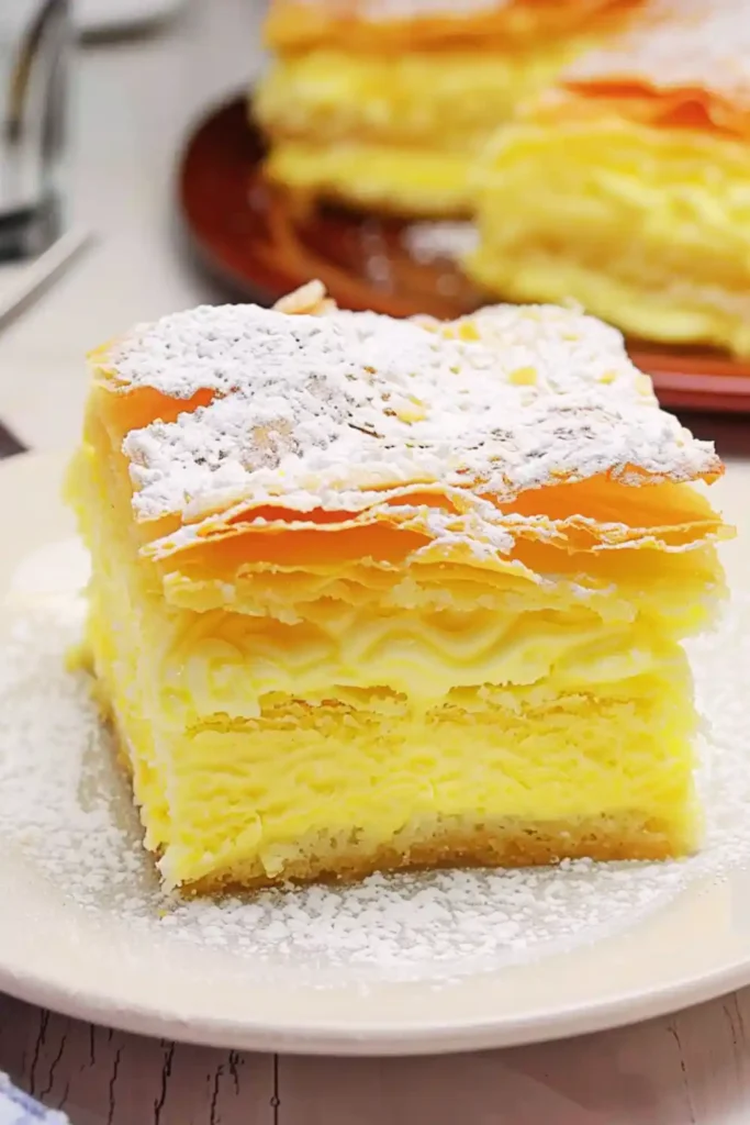 Traditional Vanilla Custard Slice