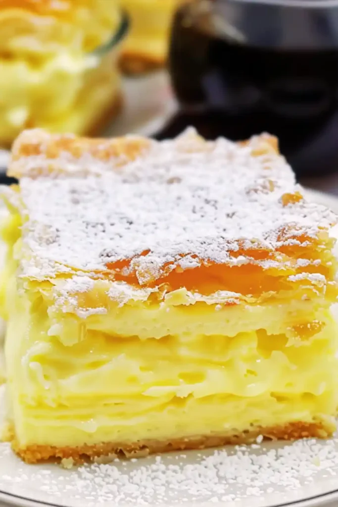 Traditional Vanilla Custard Slice