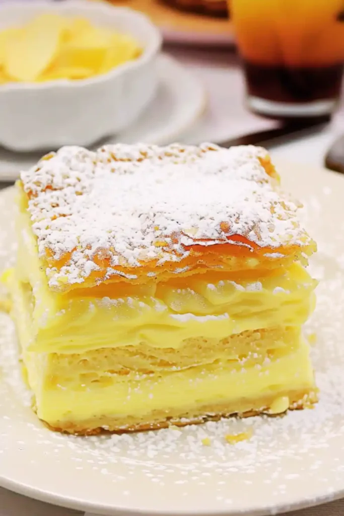 Traditional Vanilla Custard Slice