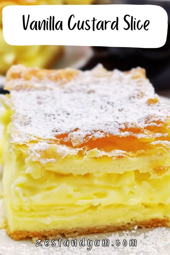 Traditional Vanilla Custard Slice