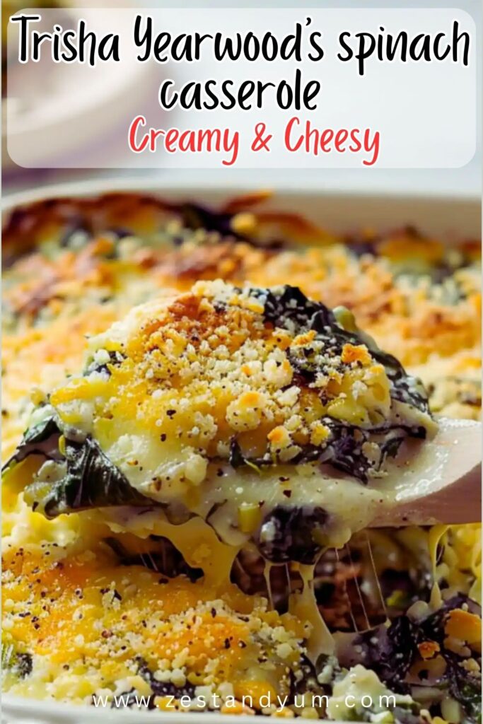 Trisha Yearwood’s spinach casserole