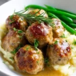 Turkey and Stuffing Meatballs