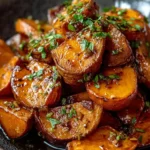 Walnut Maple Roasted Sweet Potatoes