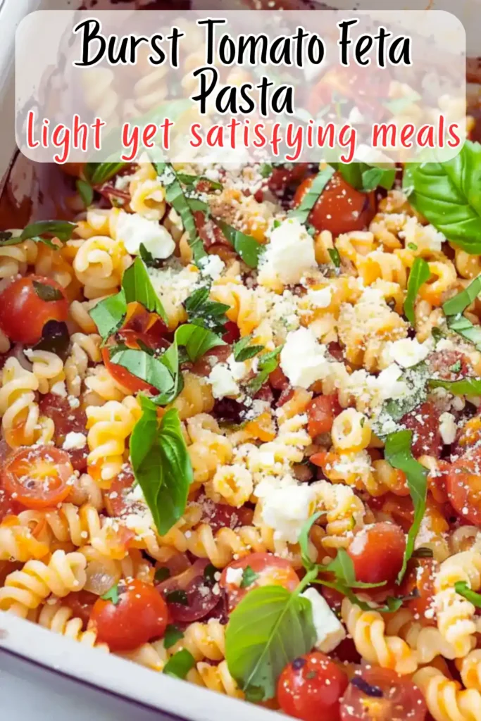 Burst Tomato Feta Pasta