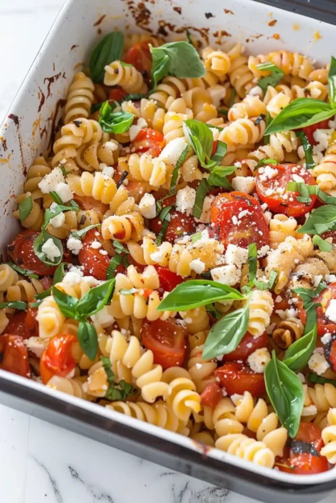 Burst Tomato Feta Pasta