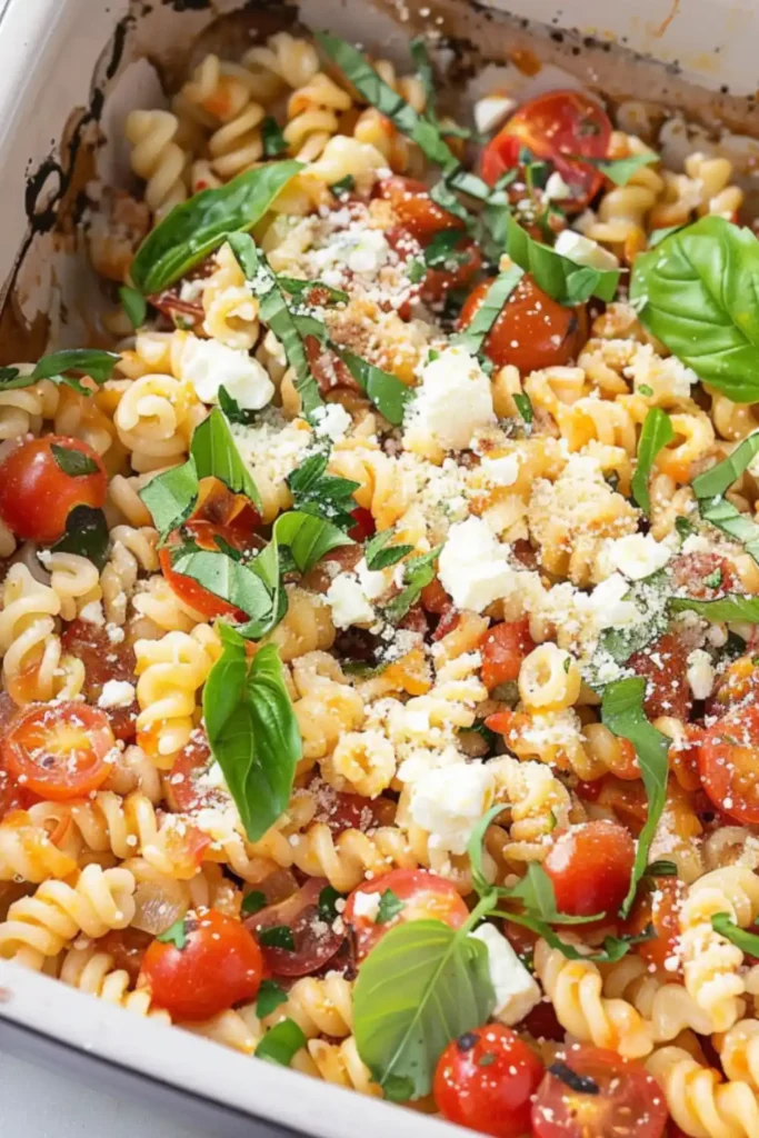 Burst Tomato Feta Pasta