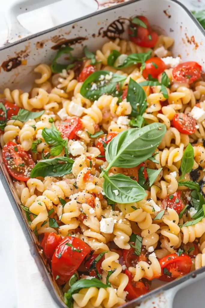 Burst Tomato Feta Pasta