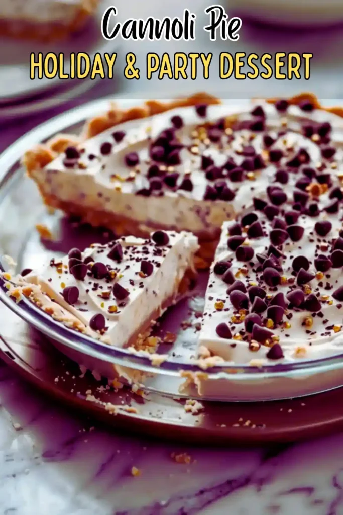 Cannoli Pie