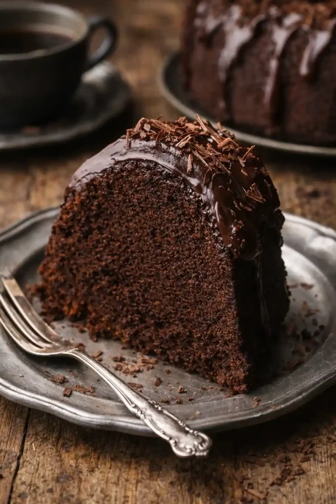 Chocolate Bundt Cake with Chocolate Ganache
