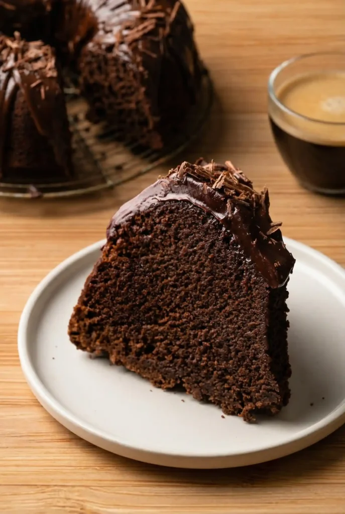 Chocolate Bundt Cake with Chocolate Ganache