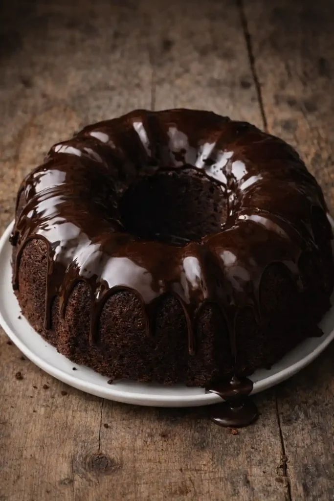 Chocolate Bundt Cake with Chocolate Ganache