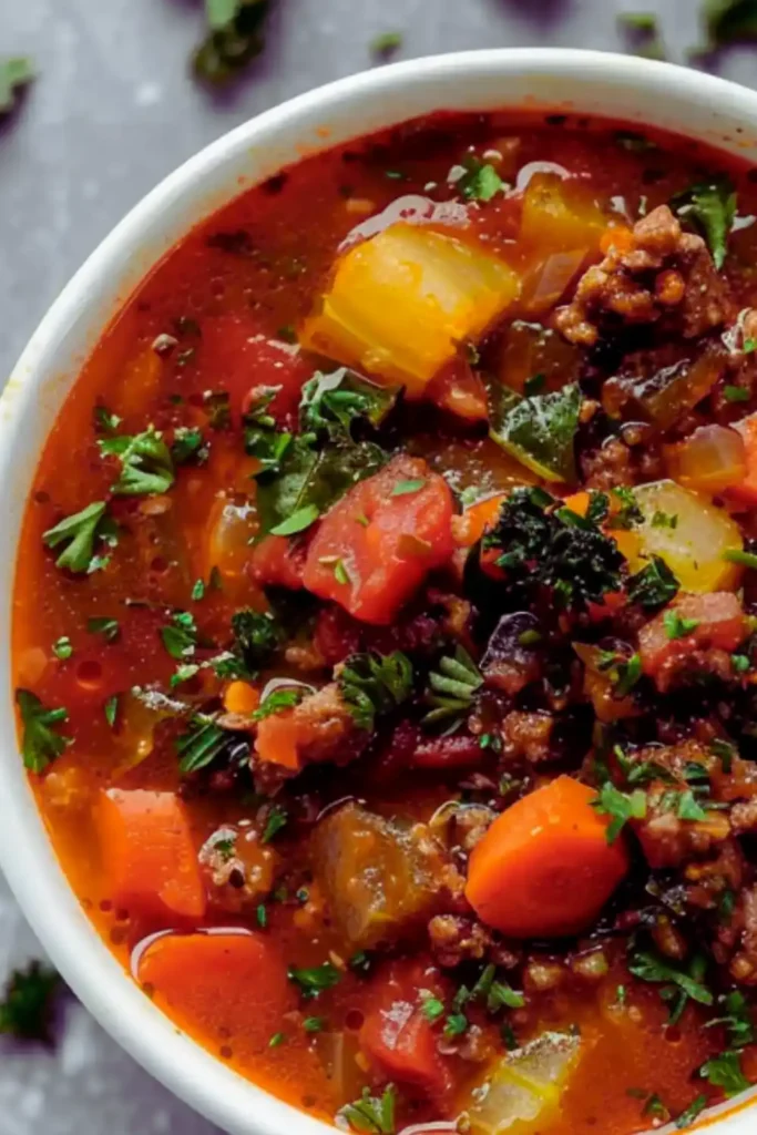 Crockpot Hamburger Soup Recipe