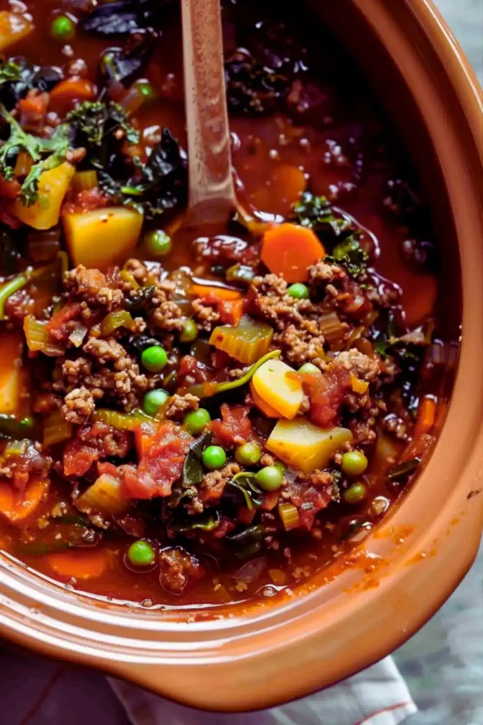 Crockpot Hamburger Soup Recipe