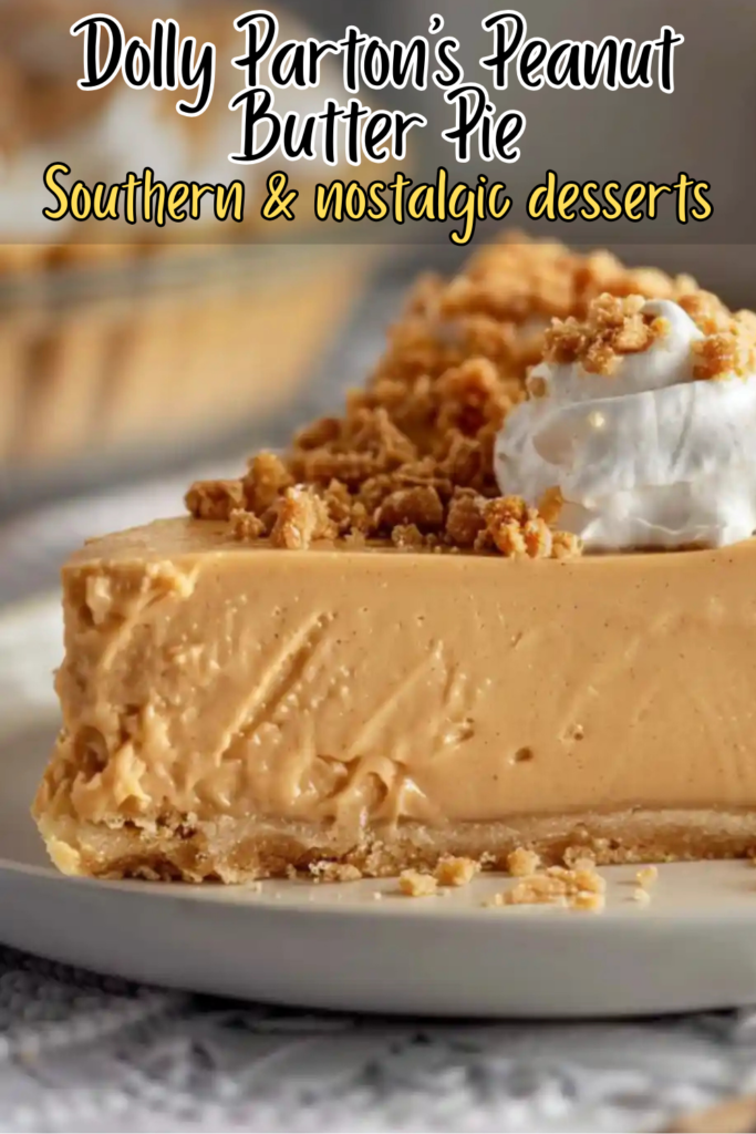 Dolly Parton’s Peanut Butter Pie