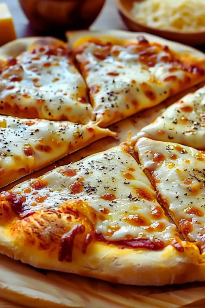 Four-Cheese Pizza Recipe