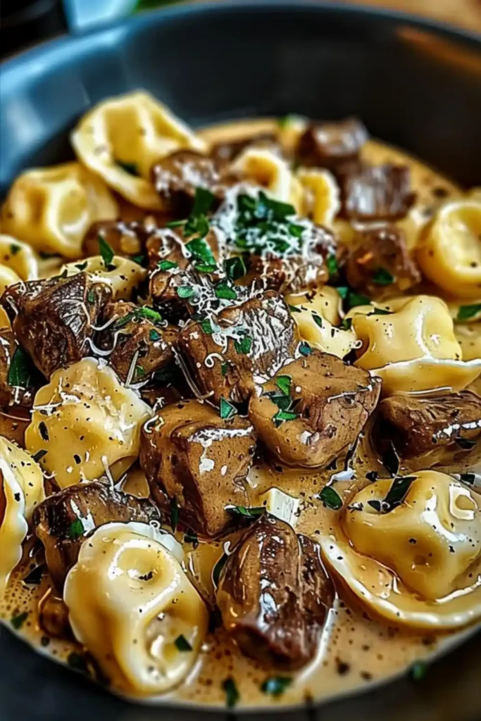 Garlic Steak Tortellini
