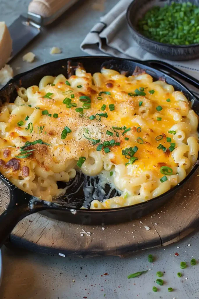 Green Chile Cheese Macaroni