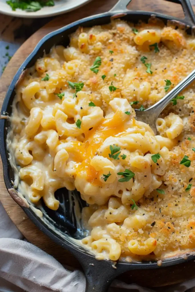 Green Chile Cheese Macaroni