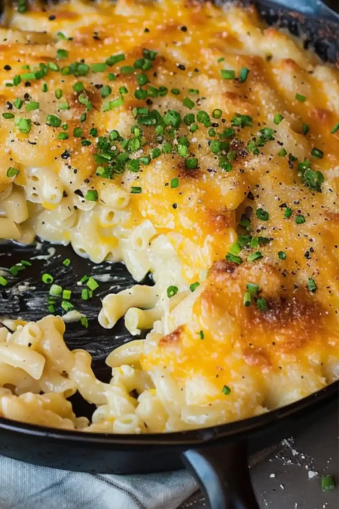 Green Chile Cheese Macaroni