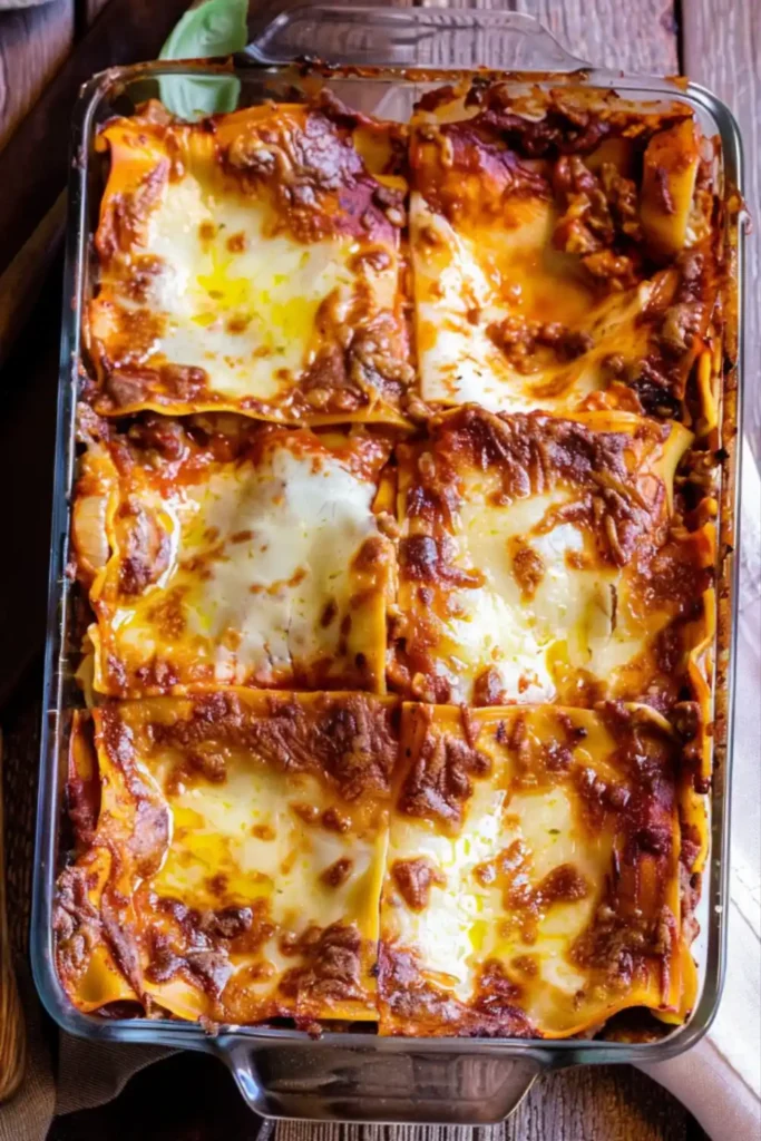 Italian Beef Lasagna