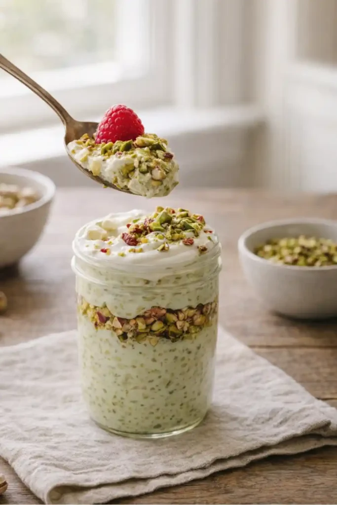 Pistachio Overnight Oats