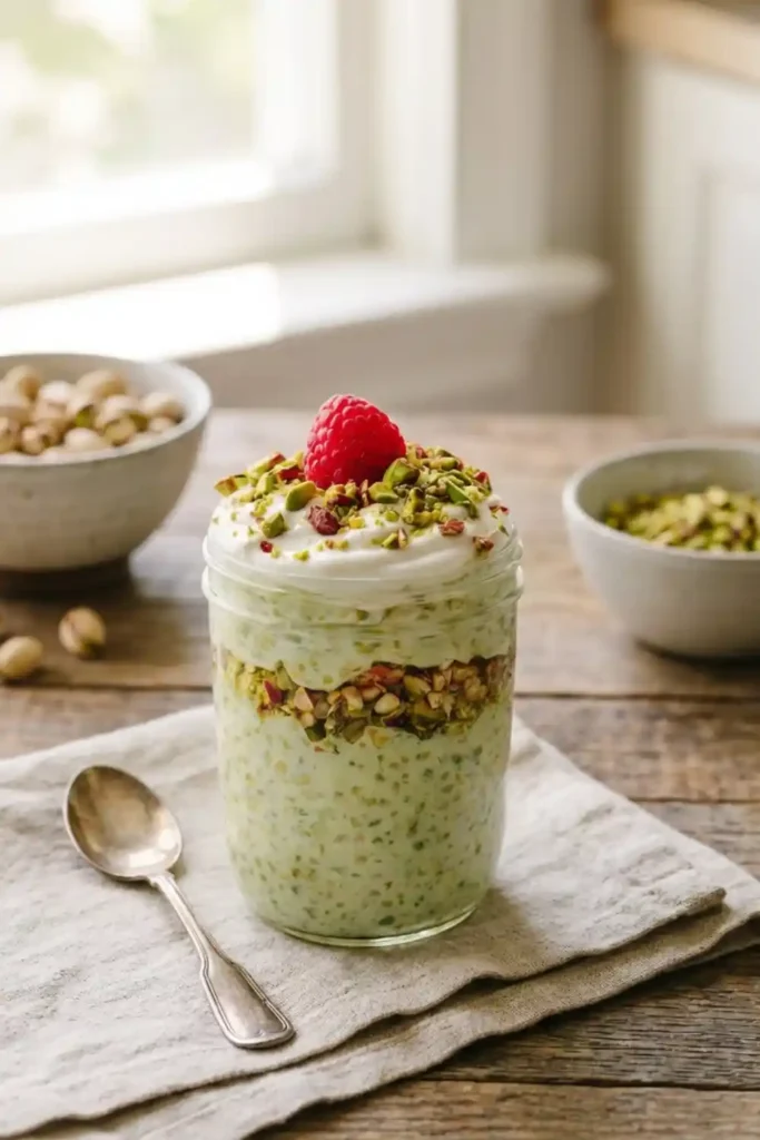 Pistachio Overnight Oats