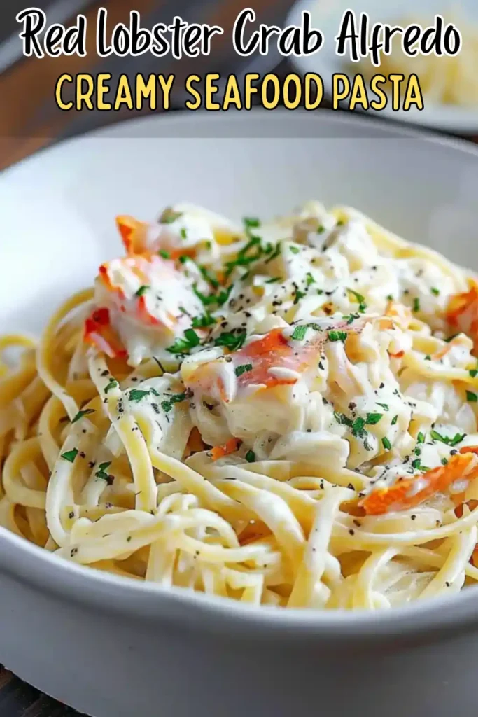 Red Lobster Crab Alfredo