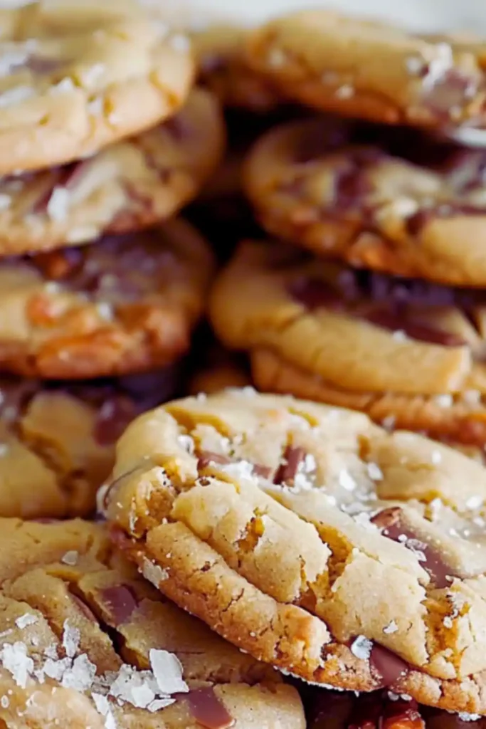 Sea Salt Toffee Crumbl Cookies