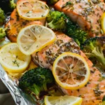 Sheet Pan Salmon Broccoli Meal