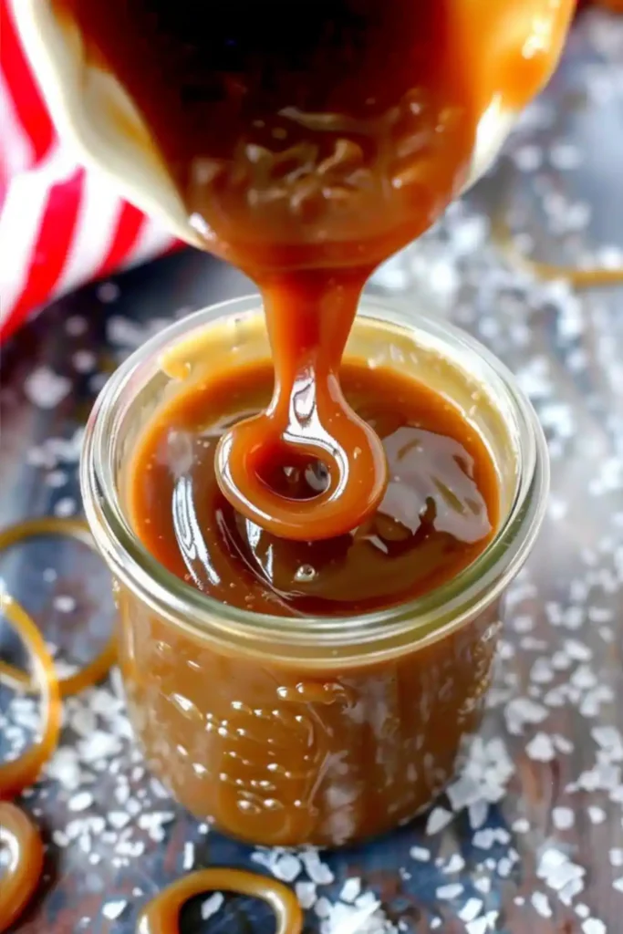 Small Batch Salted Caramel Sauce