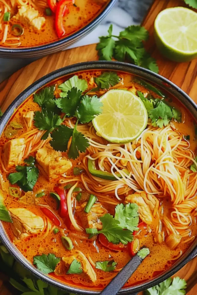 Thai Red Curry Noodle Soup