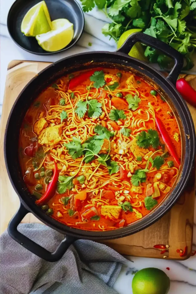 Thai Red Curry Noodle Soup