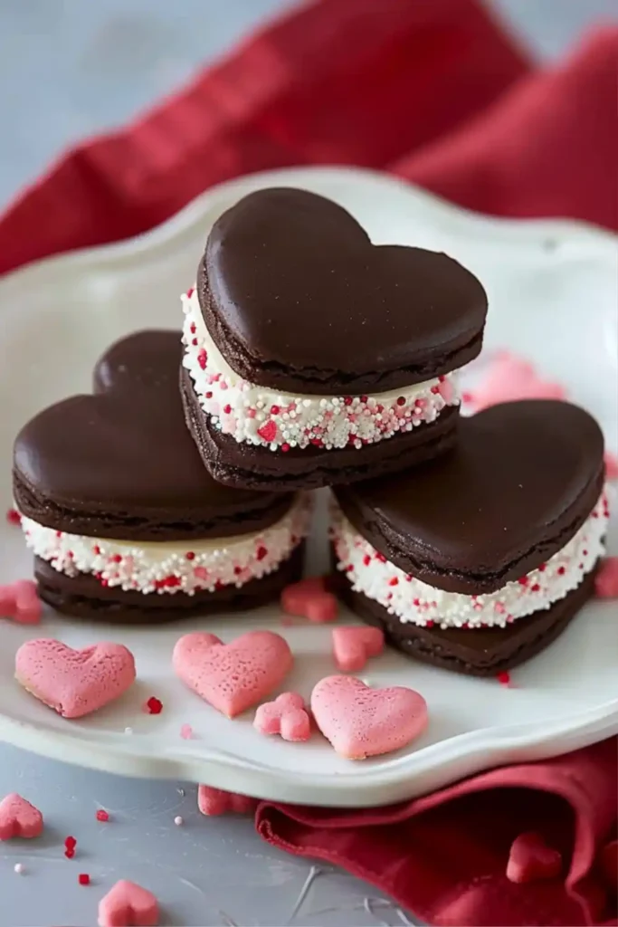 Valentine’s Day Sandwich Cookies