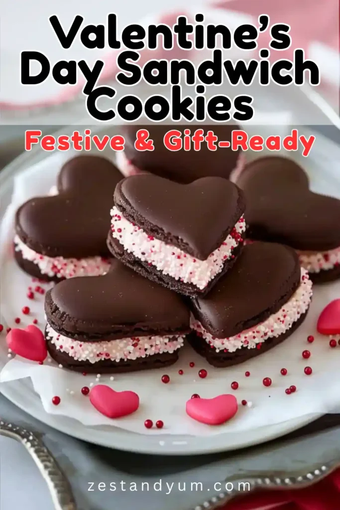 Valentine’s Day Sandwich Cookies