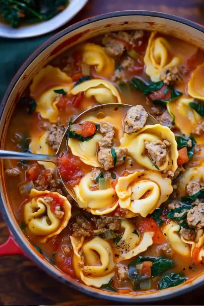 italian sausage tortellini soup