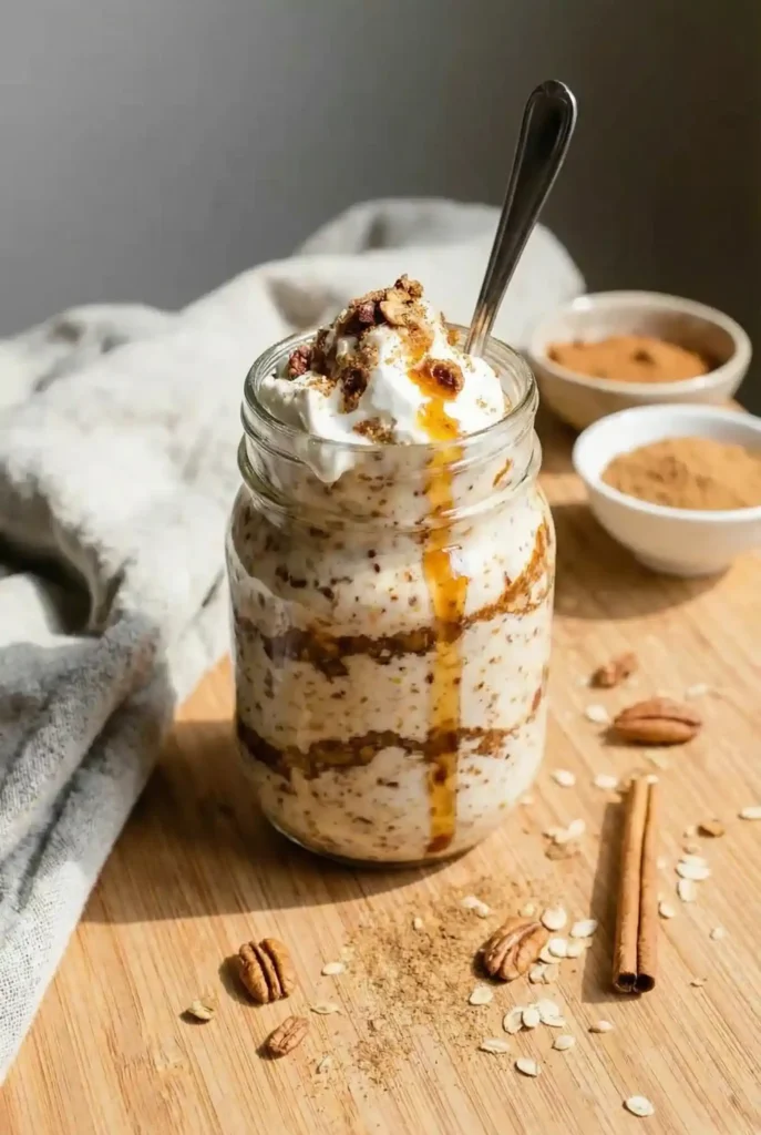 Cinnamon Roll Overnight Oats
