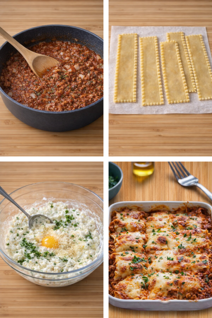 Cottage Cheese Lasagna