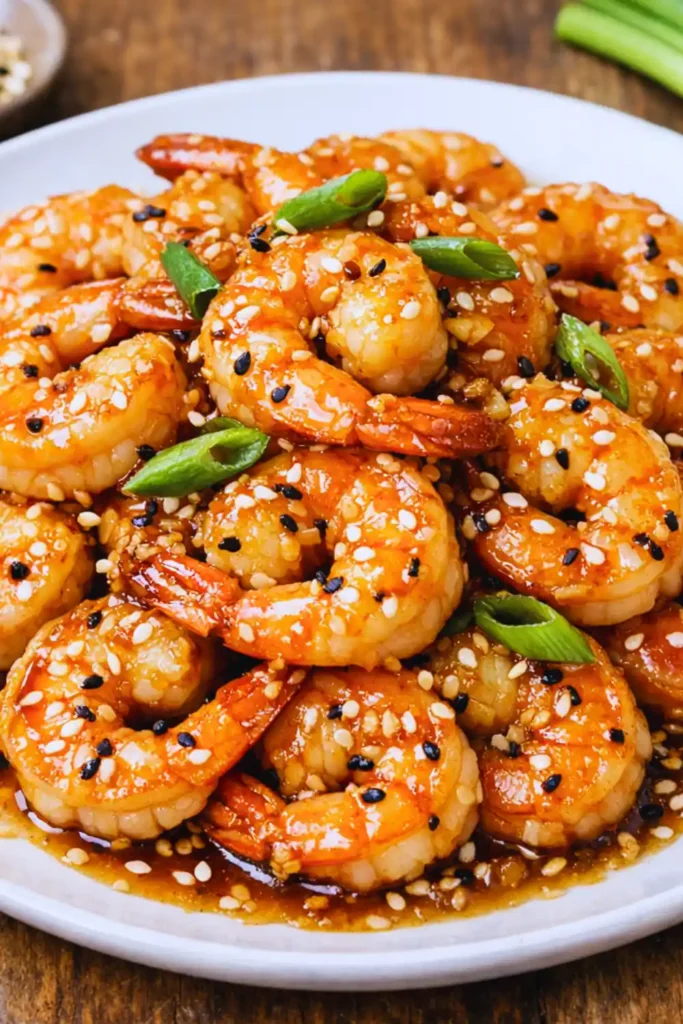 High-Protein Honey Garlic Shrimp