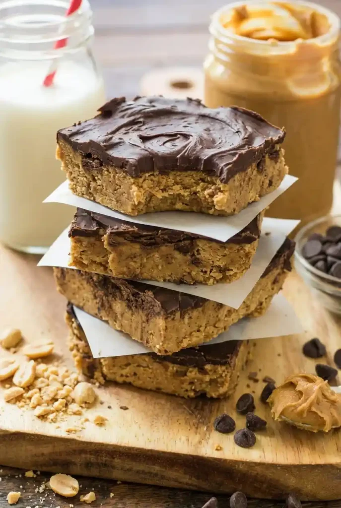 No Bake Peanut Butter Bars