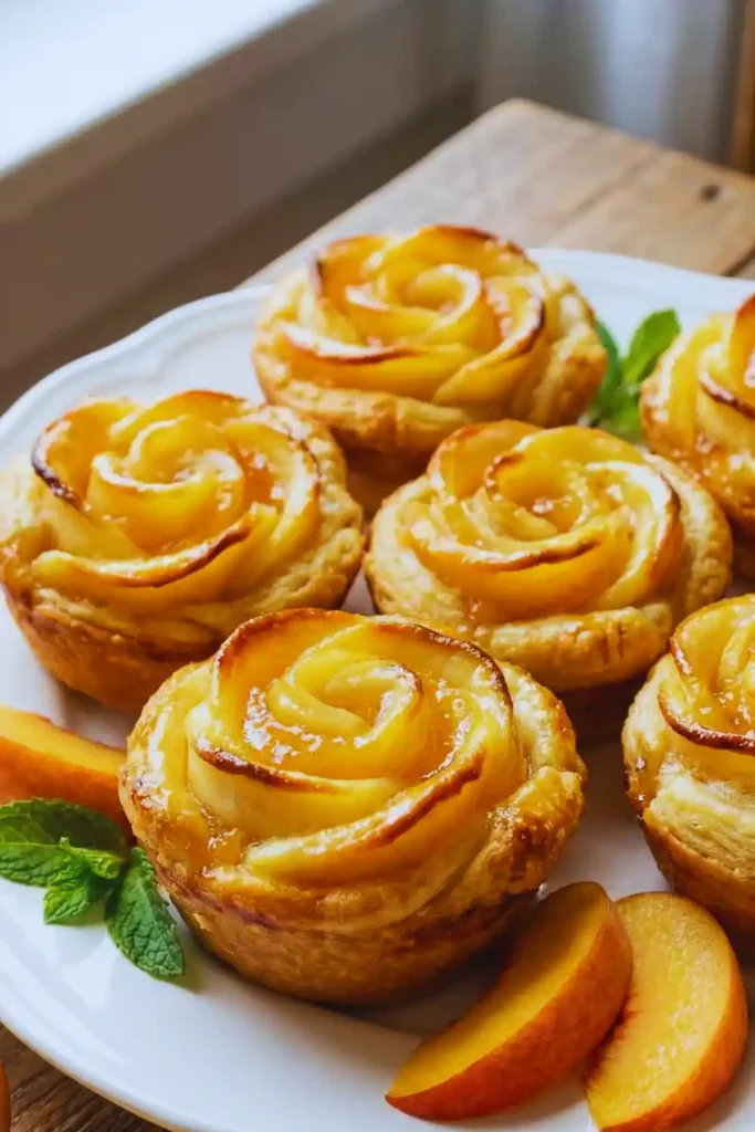 Peach Pie Cruffins Recipe