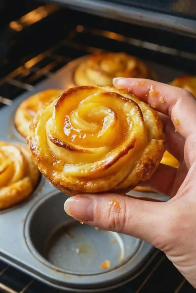 Peach Pie Cruffins Recipe