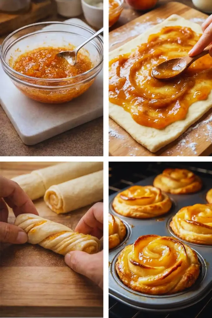 Peach Pie Cruffins Recipe