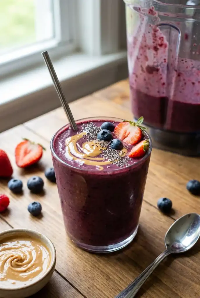 Peanut Butter and Jelly Smoothie