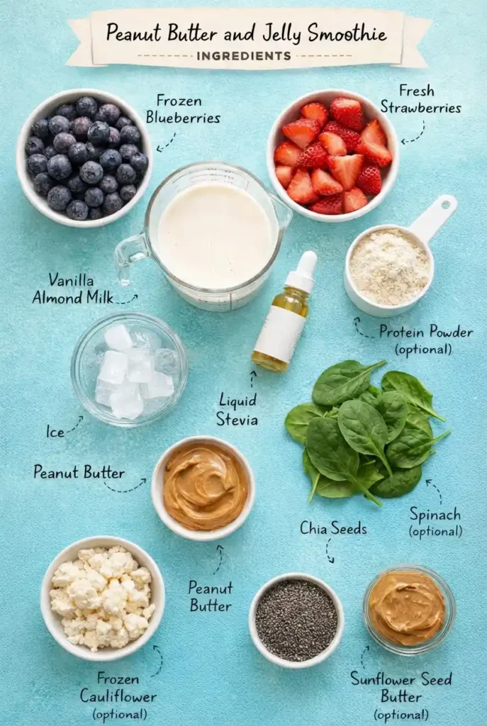 Peanut Butter and Jelly Smoothie