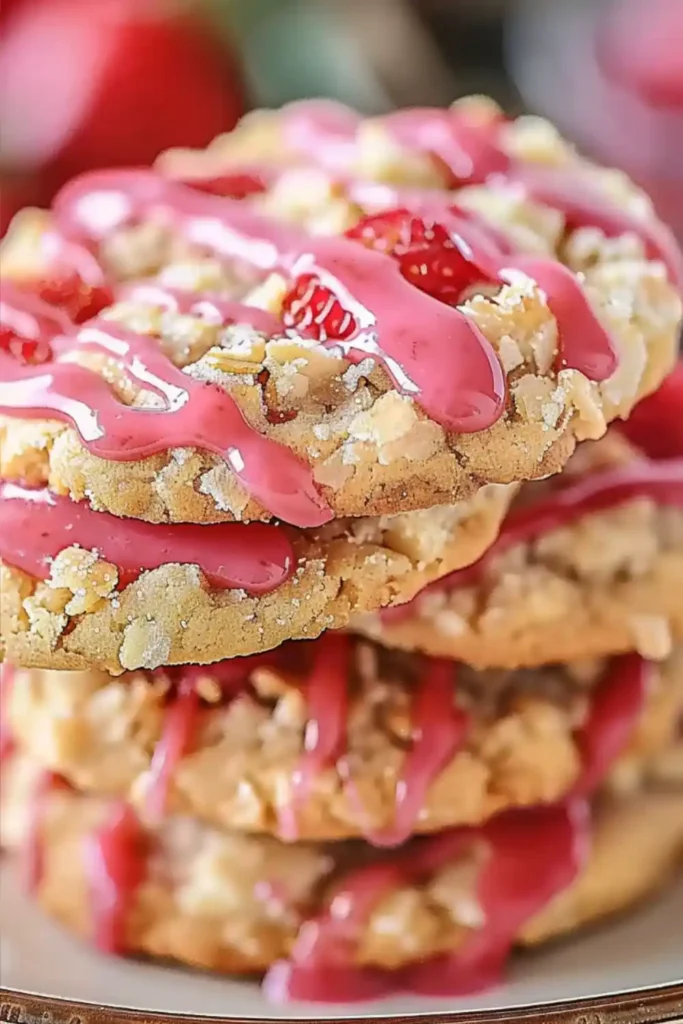Strawberry Crunch Cookies